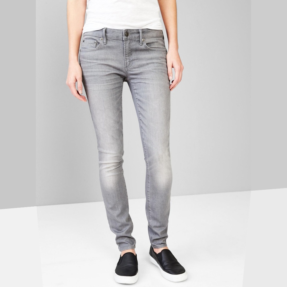 GAP 1969 Grey Always Skinny Jeans 28 Regular